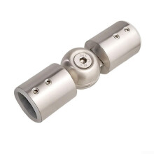 Adjustable Curtain Rod Corner Connector Elbow Bracket 90180 304 Stainless Steel 25mm Brushed For Bay Windows