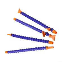 CNC Coolant Hose Adjustable Length Flexible Plastic Tube for Hydraulic Machinery with Round Nozzle