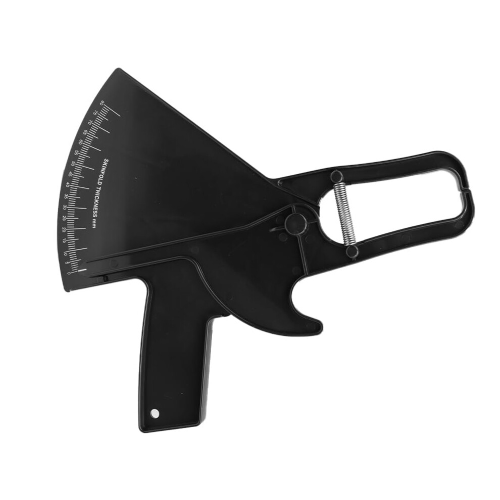 Skinfold Caliper For Measuring Body Fat, Manual Skinfold Caliper, Black, Body Fat Measurement Tool, Fitness Instrument 9347817480948