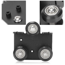 3D-Extruder-Rückenschutzplatte für Ender 3 / Ender 3S Aluminium V-Slot-Rahmen