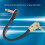 Guitar Patch Cable 5.9in Right Angle Flat End Noise Reduction Effect Pedal Cord 3