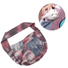 Grande zaino portapuppa in tela rossa per cani piccoli e gatti, ideale per il viaggio all'aperto
