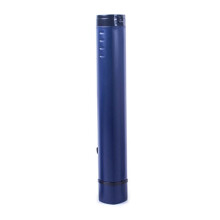 Expandable Poster Tube 2540 Inch with Adjustable Shoulder Strap for Art and Document Storage Blue