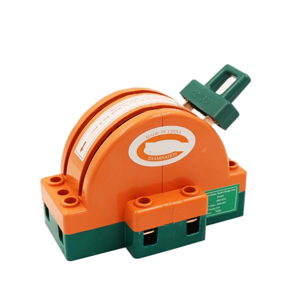 Heavy Duty Dpdt Knife Switch 32A Double Throw 2 Pole Disconnect For Secure Power Isolation 9199774046145