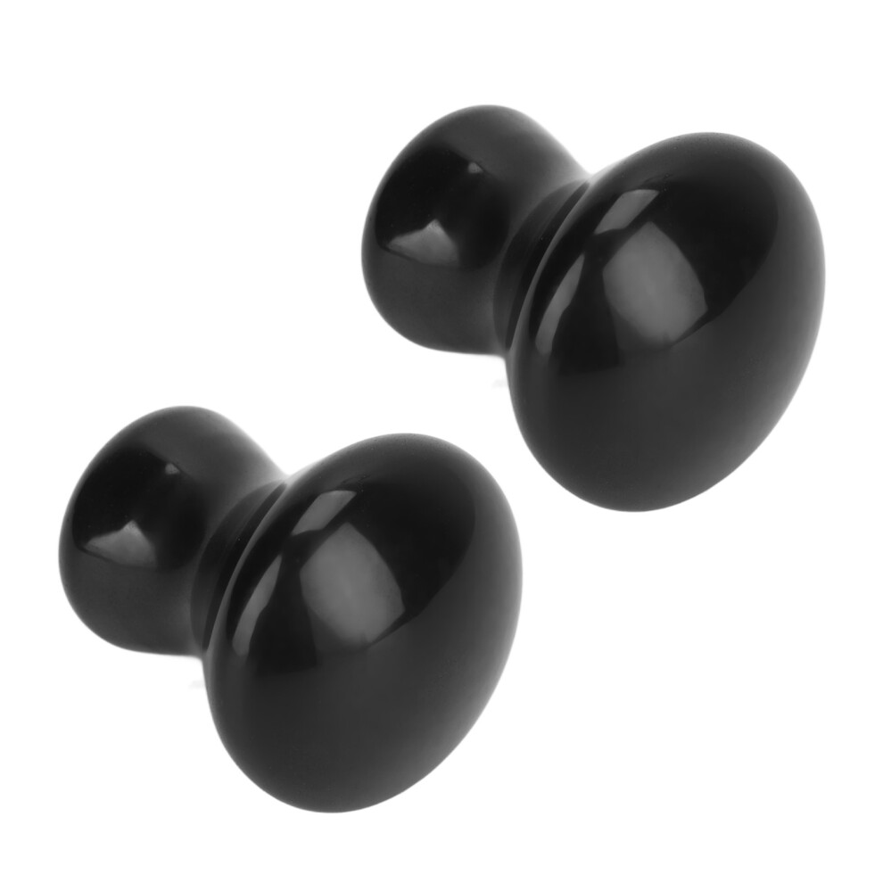 Black Gua Sha Set 2pcs Mushroom Face Lift & Wrinkle Reducer Facial Roller