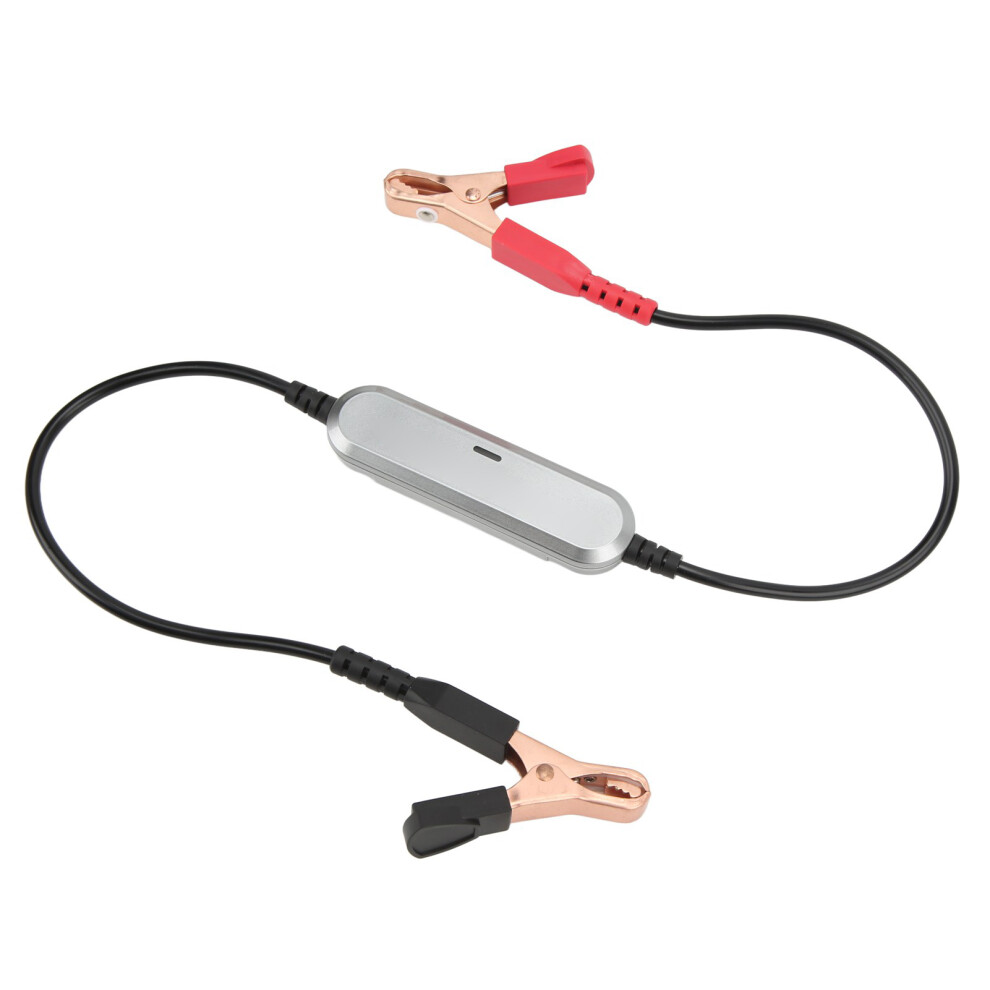 Bluetooth Car Battery Tester 6V-12V Cca 100-2000, Silver 4681375437316