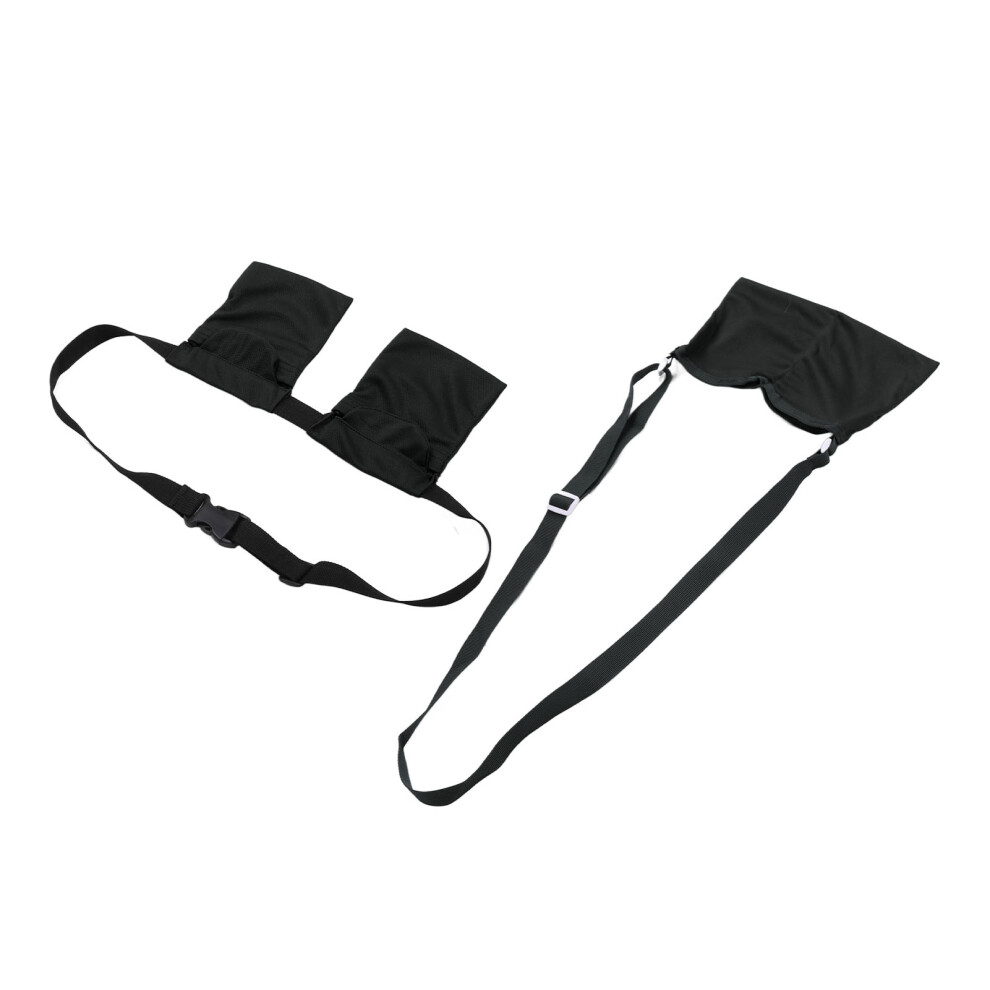 Breast Surgery Drainage Pouch: Black Mesh Adjustable Band Bag