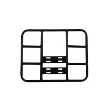 Food Delivery Box Rack 80kg Capacity Steel Tube Universal for Motorcycle Electric Bicycle