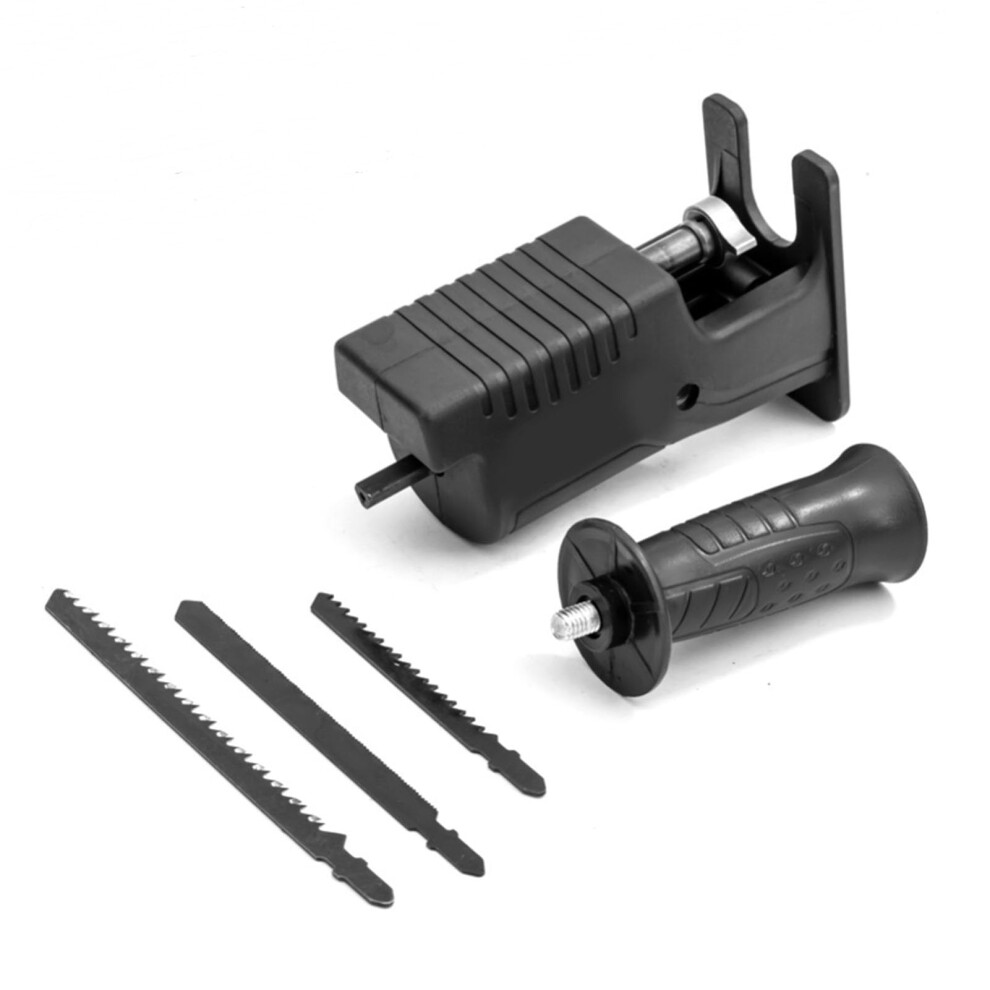 Electric Drill Modified Reciprocating Saw Kit With Saw Blade Adapter And Handle, 3 Blades For Wood Metal Cutting 9199774046862