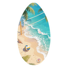 Skimboard Universal ShallowWater Body Board Lightweight StandUp Small Surfboard MultiUse