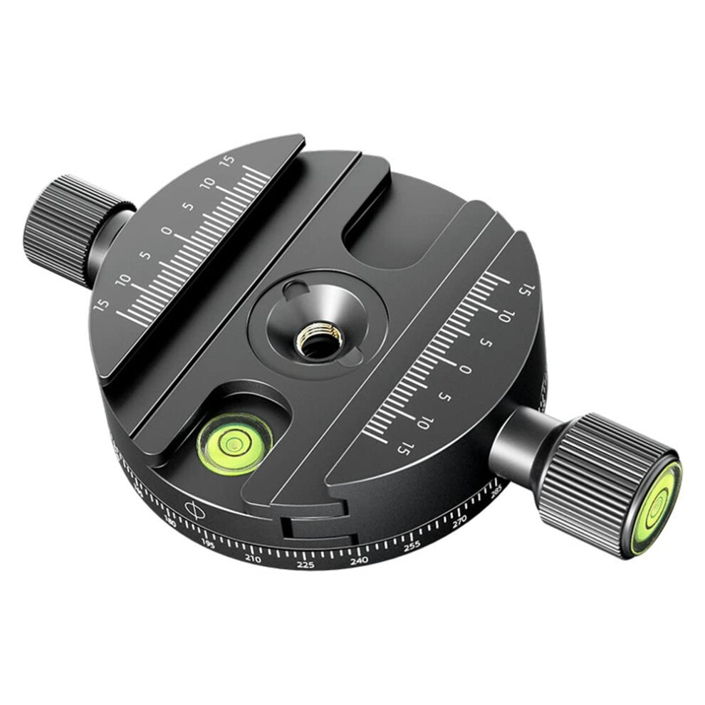 Camera Tripod With 360 Panoramic Rotation Aluminium Alloy For Dslr Precise Position Control Black 9347817482676