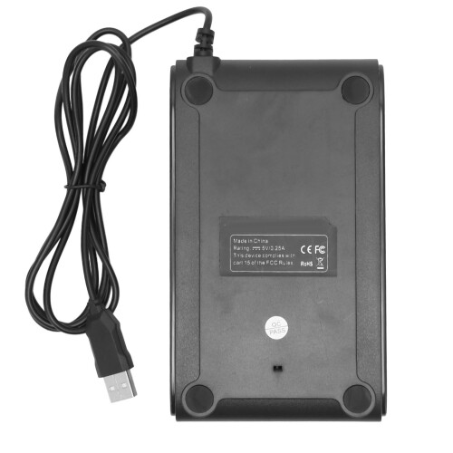 Portable USB Wired Numeric Keypad 19 Keys with RGB Backlight Black 2