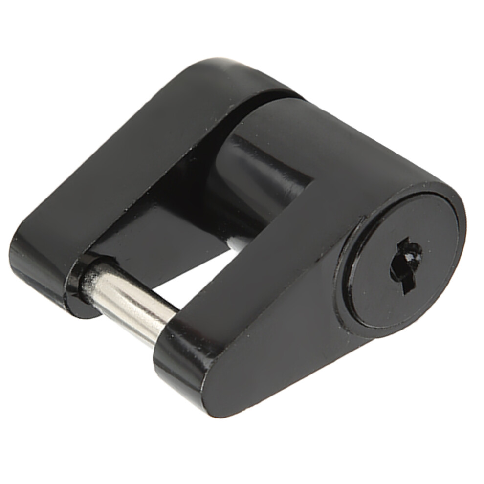 Trailer Lock 1/4In Zine Alloy Anti Theft Hitch Lock For Rv Truck & Camper Black 4181375442889