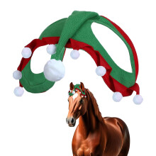 Horse Christmas Hat with HollowOut Comfort Design for Parade and Festive Equestrian Holiday Events