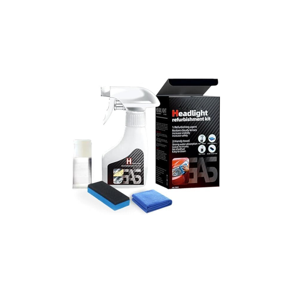 Headlight Restoration Kit For Cars And Trucks, Improves Night Visibility And Restores Clarity (1 Set) 9187378396810