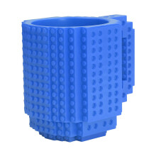Lustiger blauer Bauklotz-Kaffeetasse, BPA-frei, 9,3 oz