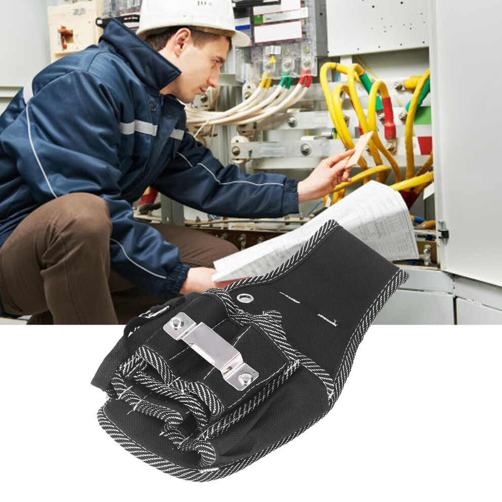 Electrician Work Waist Bag Oxford Cloth Tool Pouch With Multiple Belt Pockets 8471375444959