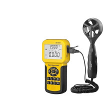 Digital Anemometer Wind Speed Meter with Temperature Measurement and Accurate Air Volume Tester