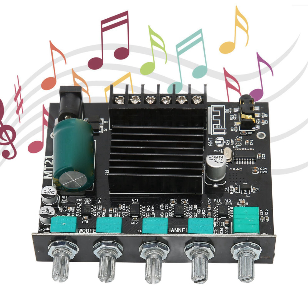 ZkâMt21 Digital Power Amplifier Board For 4Â8Î© 15Â100W Speakers 6911375446215