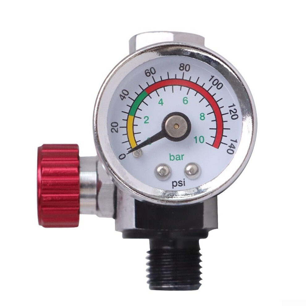 Inline Oil Water Trap Filter And Air Regulator Gauge For Pneumatic Tools, Compatible With Airbrush Systems 9199774047739