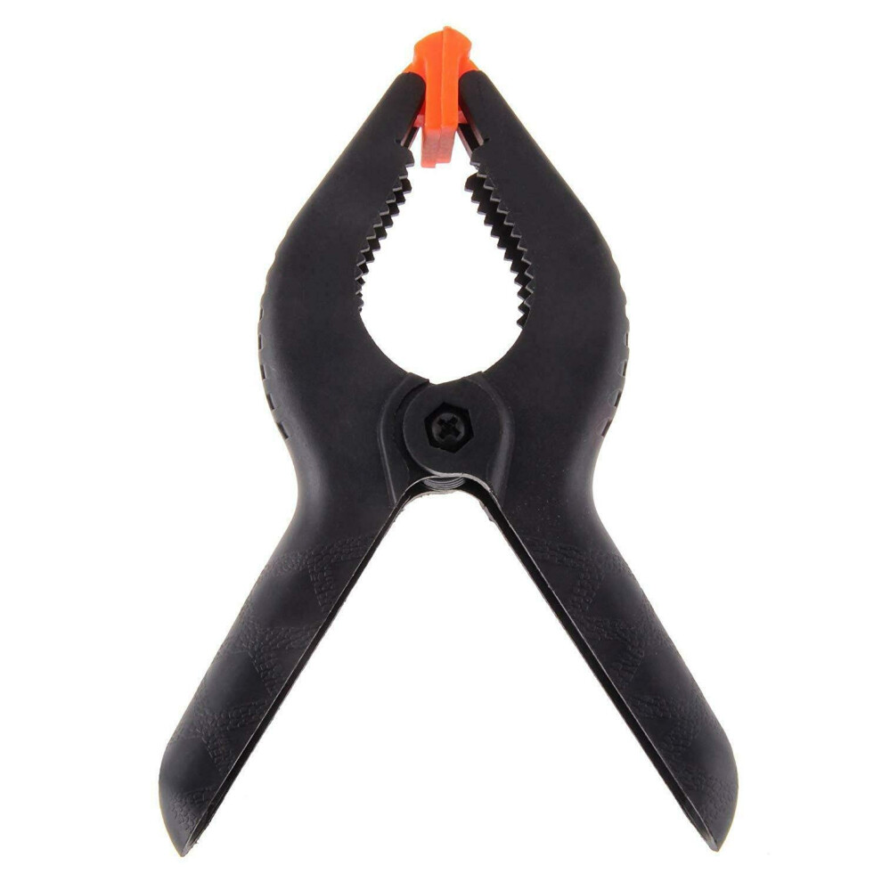 4X Plastic Spring Clamps 2 Inch Heavy Duty Nylon With Swivel Pads For Crafts And Market Stalls 9199774047784
