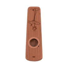 Tragbares Holz-Kazoo-Musikinstrument - Leicht, 6,1 cm lang