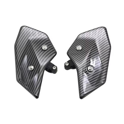 Motorcycle Fairing Side Wing Deflector Windshield for  V85TT V85 TT 2019-2025 Carbon Fiber Pattern