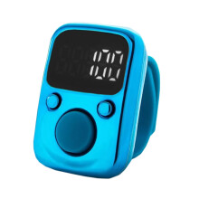 Clicker Counter - Handheld Tally Counter for Sports Events, Waterproof Portable Finger Number Machine in Blue