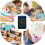 LCD Writing Tablet for Kids PressureSensitive Screen Educational Doodle Board Blue 3