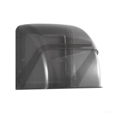 Waterproof Outdoor Socket Box with Rain Cover, 86 Type Weatherproof Electrical Enclosure for Garden and Patio, Transparent Black