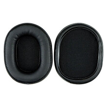 1 Paar Schaumstoff-Ohrpolster, Kissenbezug, Ersatz-Ohrpolster für RP-HD605N, HD601N, HD805N, Headset, Schwarz
