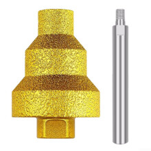 Step Drill Bit 203550mm Straight Flute Milling Cutter For Precise Hole Opening Metal Wood Aluminum Marble (B)