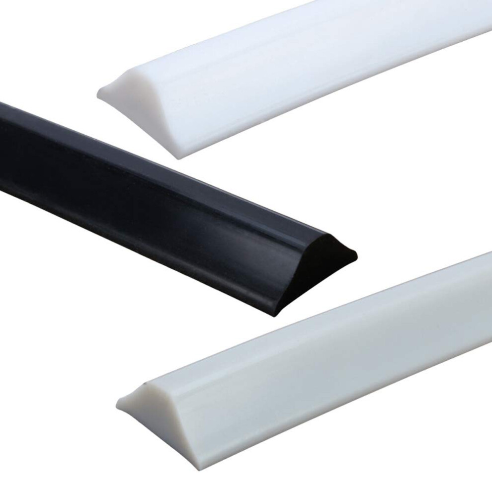Shower Water Barrier Seal 350Cm Grey Silicone Threshold Strip For Bathroom Floor And Bathtub 9044945189704