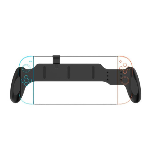 Impugnatura per Gamepad per Console di Gioco /Switch2/OLED Supporto Ergonomico Antiscivolo per Console di Gioco per Accessorio  Bianco 1