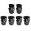 6Pcs Heavy Duty Billiard Table Pockets Set with Large Capacity Durable Drop Pockets for Pool Table 1