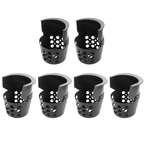 6Pcs Heavy Duty Billiard Table Pockets Set with Large Capacity Durable Drop Pockets for Pool Table