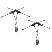 2PCS ELRS Dual Band Gemini Receiver 900MHz 2.4GHz ExpressLRS RX Receiver TCXO for RC FPV Long Range Drone Fixed Wing