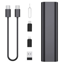 PD60W USB C Naar Type C-Kabel Snel Opladen Reis Multifunctionele USB-Adapter -Kaart Opbergdoos