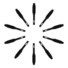 10 Puntas de Repuesto para Lápiz Óptico HUION PW100 PW201 Pen H610 ProV2 H640P H950P H1060P HS610 H1161 H320M HS64