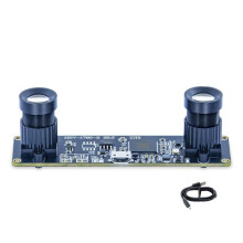 23 Degree Camera Module OV9732 1MP 12mm Dual Camera Module Manuell Fokusering för WinXP/7/8/10 Linux/Android