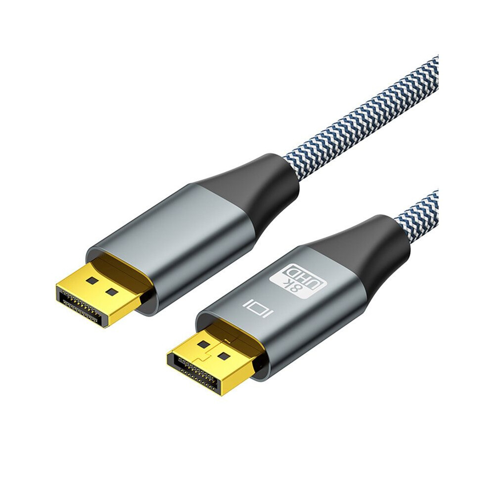 Dp1.4 8K 60Hz Cable Dp Cable 4K 144Hz Shielded Hdr 32Gbps Video Audio Cable For Laptop Tv Projector 1.5Meter 6032029582810