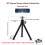 Module de Caméra 36 Degrés OV9732 Module de Caméra Double 1MP 8 mm Mise au Point Manuelle avec Coque + Trépied pour WinXP/7/8/10 Linux/Android 4