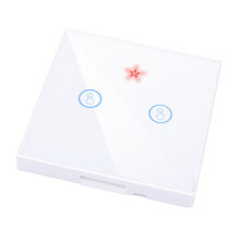 Home Touch Light Elektrisch 433Mhz Afstandsbediening Wandpaneel Knop Ontvanger Led Lamp 2 Gang Schakelaar