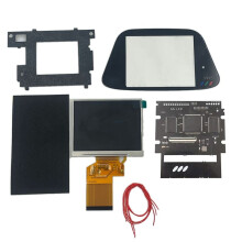 Écran LCD pour Game Gear, Affichage Complet, Sortie VGA, Mise en Évidence, Luminosité Réglable, Kits LCD pour GG.