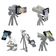 Adattatore universale per telefono per binocoli e telescopi, diametro 23-50mm
