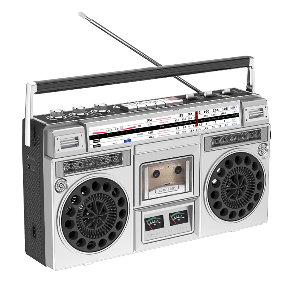 Cassette Boombox Bluetooth Usb Playback With Recording Function Portable Retro Player For Travel And Family Gatherings 9347817577501