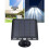 IP65 Solar Wall Light 6000K 4 LEDs 2000mAh, 8H Runtime 15