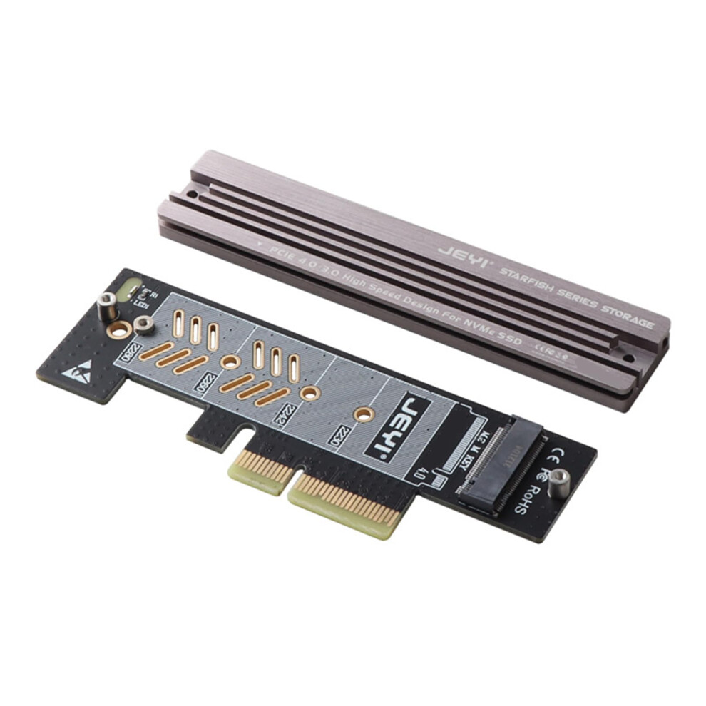 Pcie M.2 Adapter Thick Heatsink Nvme 64Gbps X1 Model 9187378398623