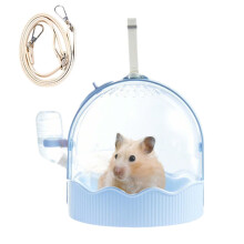 Hamster Carrier | Small Animal Cage With Adjustable Shoulder Strap | Outdoor Travel Cage For Hamsters, Camping