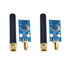 CC1101 Radio Frequency Transceiver Module with SMA Antenna Wireless Transceiver Module for 433MHZ Enhance the Signal,B